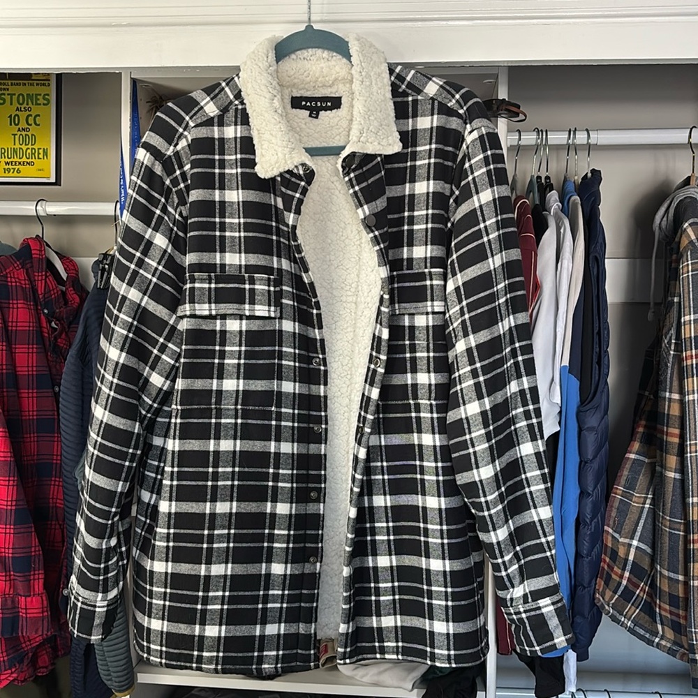 PacSun Sherpa Flannel/Jacket